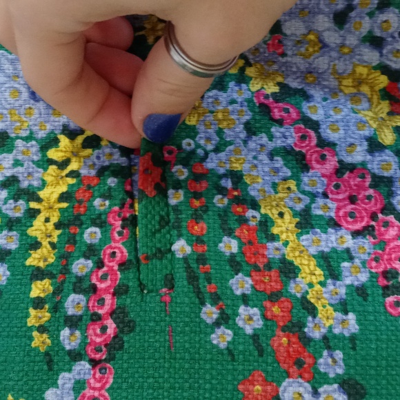 💐Talbots💐 - Green/Multi Floral Pencil Skirt - Picture 7 of 13